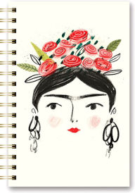 Title: Spiral Notebook Portrait of Woman with Flower Crown