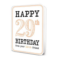 Title: Happy 29th Birthday Card