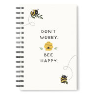 Title: Bee Happy Spiral Journal