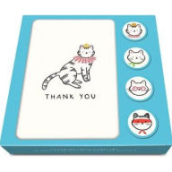 Title: Cat Mini Thank You Note Cards