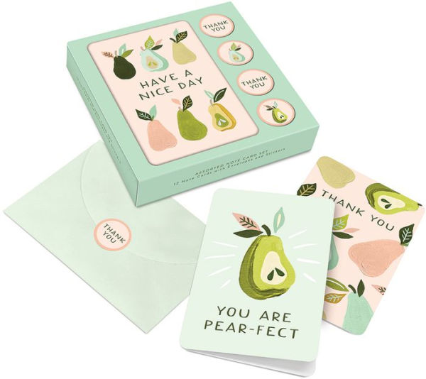 Notecard Set Au Pears