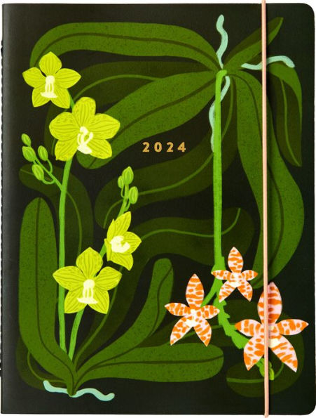 2023/24 Dark Orchids Jumbo Monthly 17 Month Booklet (Exclusive)