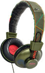 Alternative view 2 of House of Marley EM-JH010-RT Positive Vibration On-Ear Headphones - Roots