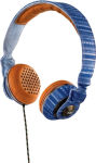 Alternative view 2 of House of Marley EM-JH053-SK Riddim On-Ear Headphones with 3-Button Mic - Sky