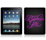 Title: MusicSkins MS-JB60051 iPad- Wi-Fi-Wi-Fi + 3G- Justin Bieber- Bieber s Girl Skin