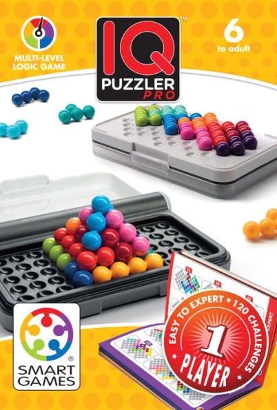 Smart Games IQ Puzzler Pro Board Game Puzzle, 120 Challenges - For