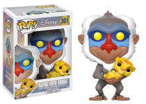 Alternative view 3 of Funko POP! Disney Lion King Collectors Set; Simba (leaf mane), Rafiki holding baby Simba