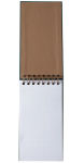 Alternative view 3 of Grid Design Book Cloth Mini Notepad