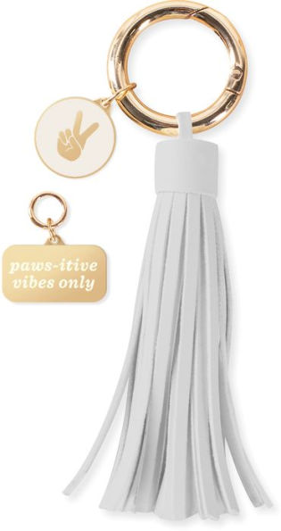 Paws-Itive Vibes Collar Charm & Keychain Set