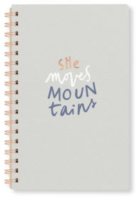 Title: She Moves Mountains Soft Cover Vegan Leather Spiral Journal (B&N Exclusive)