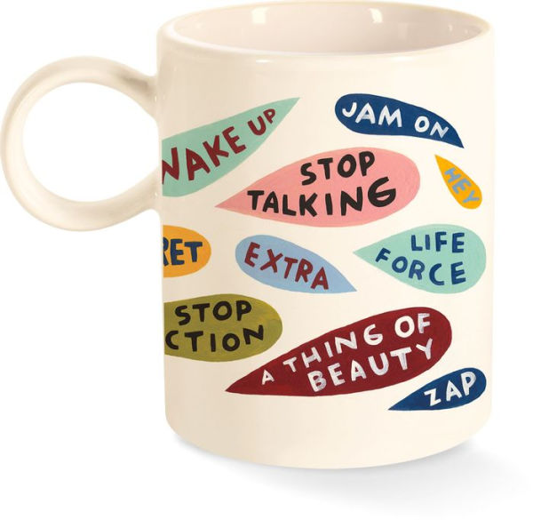 Wake Up by Martha Rich Ceramic Mug