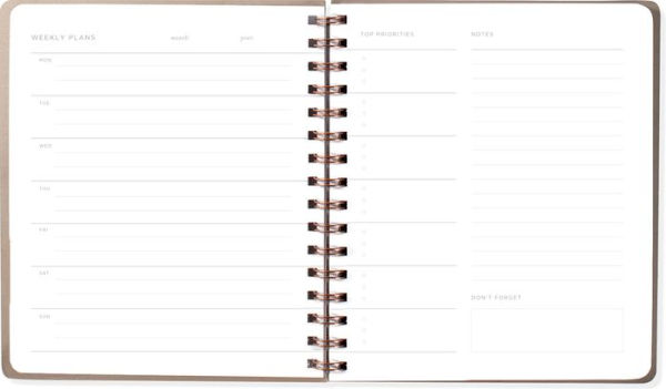Fringe Moon Rise Weekly Undated Spiral Planner