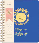 Alternative view 1 of Things Are Looking Up Spiral-bound Guided Journal (B&N Exclusive)