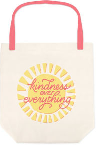Title: Kindness Over Everything Canvas Tote