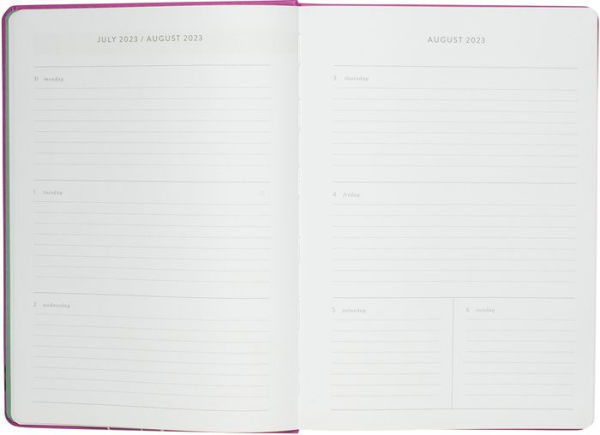 2024 Fringe Fruit Pink 17-Month Weekly Faux Leather Planner by Fringe ...