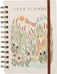 Title: 2024 Fringe Juliana Tipton Riverbank 17-Month Paper Wrapped Hardcover Spiral Petite Planner