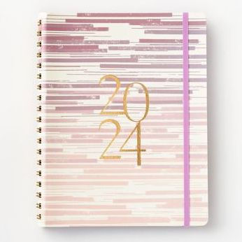 2024 Paper Source Sophisticated Spiral Weekly Planner