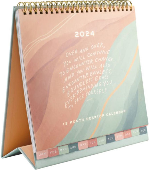 2024 Fringe Harper Nichols Boundless Grace Desktop Calendar by