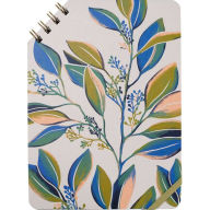 Title: Colorful Seeded Eucalyptus Hardcover Corner Spiral Notepad