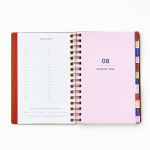 Alternative view 5 of 2024-2025 Paper Source I Am A Planner 17-Month Faux Leather Spiral Weekly Planner