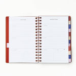 Alternative view 6 of 2024-2025 Paper Source I Am A Planner 17-Month Faux Leather Spiral Weekly Planner