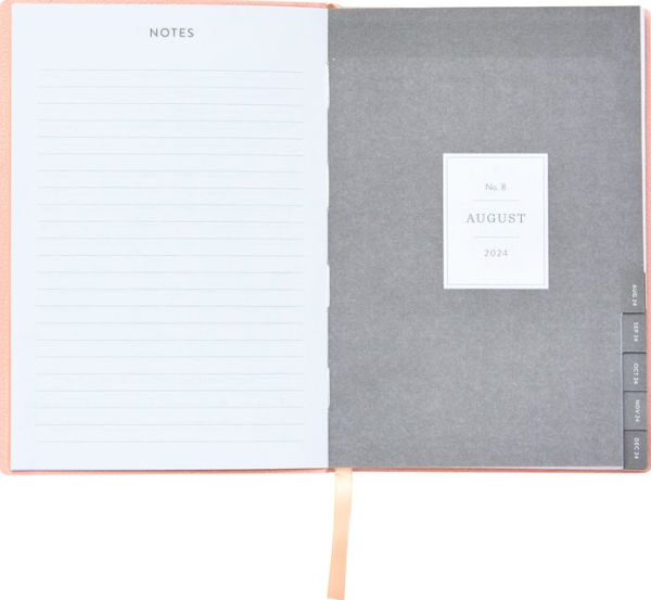 2024-2025 Paper Source Geo Dots & Arches 17-Month Faux Leather Petite Weekly Planner