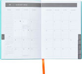 Alternative view 4 of 2024-2025 Paper Source Aerial Beach 17-Month Faux Leather Petite Weekly Planner
