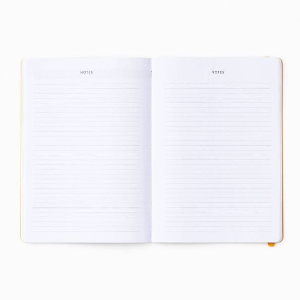 2024-2025 Paper Source Colorful Tree 17-Month Faux Leather Saddlestitch Monthly Planner