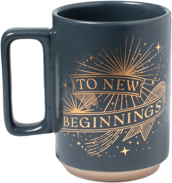 New Beginnings Ceramic Mug Charcoal