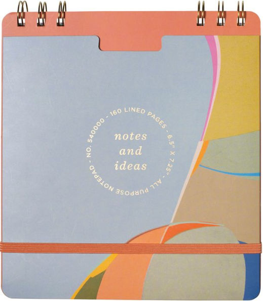 Notes and Ideas Spiral Notepad with Front Pocket