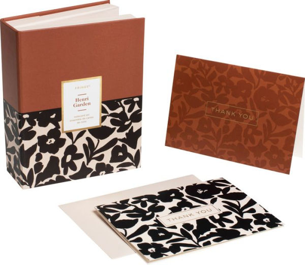 Henri Garden Thank You Notecards Set of 16