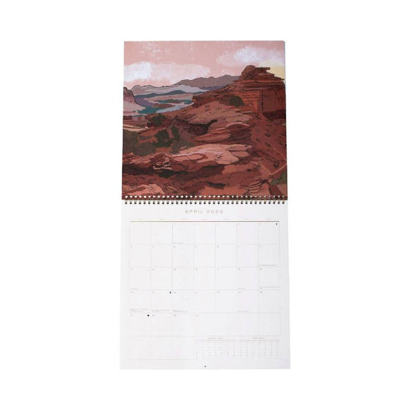 2025 Walker Noble National Parks Wall Calendar