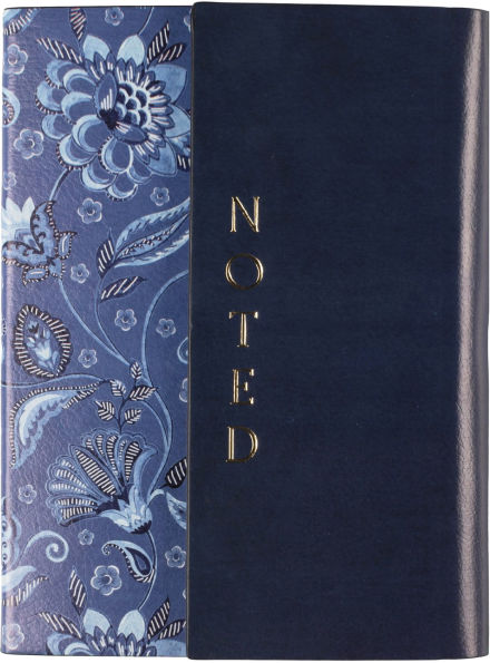 Paisley Noted PU Flap Journal With Pen