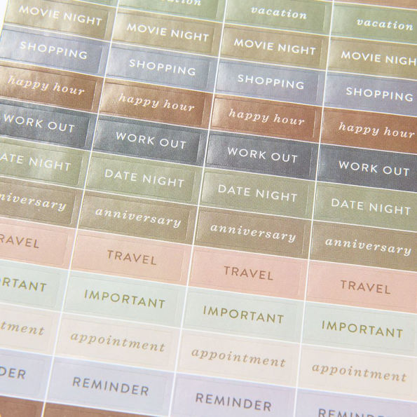 2025-2026 Paper Source B+W Minimalist Daily Planner