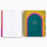 Alternative view 2 of 2025-2026 Paper Source Bold Floral Weekly Desk Planner