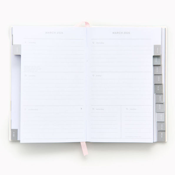 2025-2026 Paper Source Creative Borders Weekly Pocket Planner