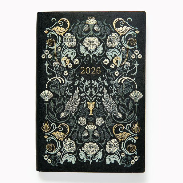 2025-2026 Paper Source Dark Academia Weekly Pocket Planner