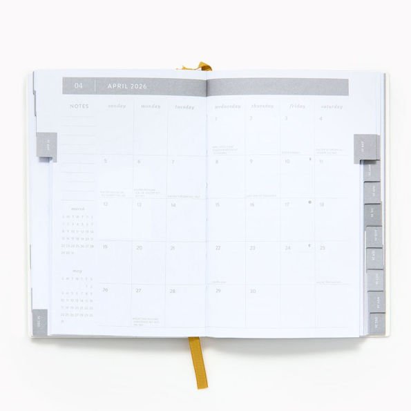 2025-2026 Paper Source Dark Academia Weekly Pocket Planner