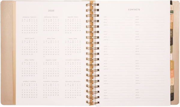 2025-2026 JT Dragonfly Weekly Desk Planner