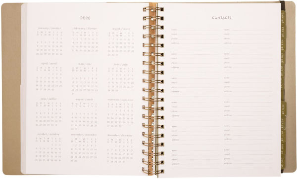 2025-2026 Folklorian Tales Weekly Desk Planner