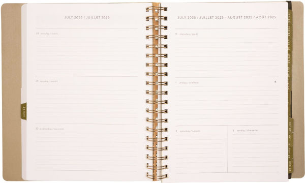 2025-2026 Folklorian Tales Weekly Desk Planner
