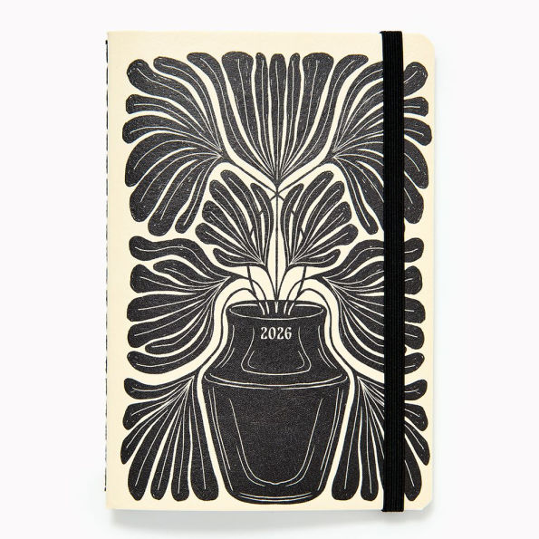 2025-2026 Paper Source B+W Minimalist Monthly Pocket Planner