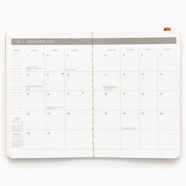 2025-2026 Paper Source Creative Borders Monthly Pocket Planner