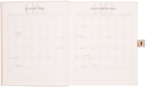 2025-2026 JT Bee Floral Weekly Desk Planner