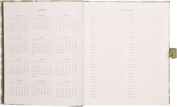 2025-2026 Daphne Weekly Desk Planner