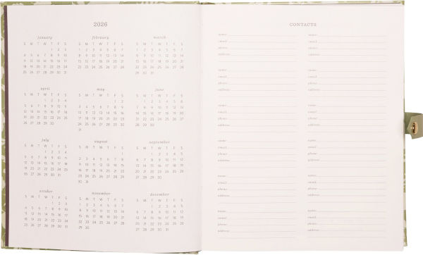 2025-2026 Daphne Weekly Desk Planner