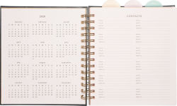 Alternative view 2 of 2025-2026 JT Garden Flowers Weekly Desk Planner