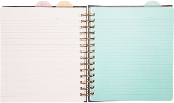 2025-2026 JT Garden Flowers Weekly Desk Planner