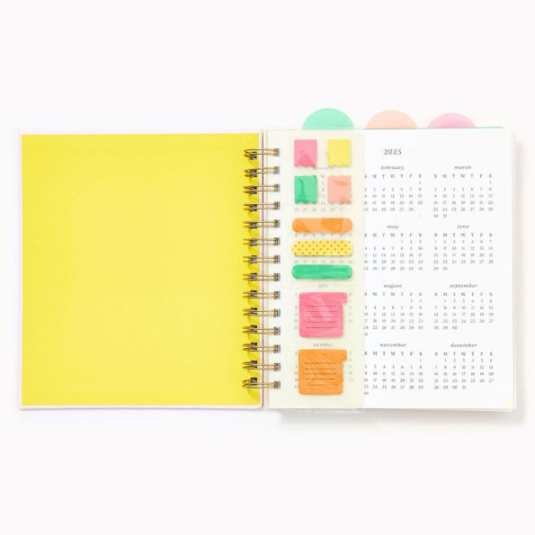 2025-2026 Paper Source Modern Collage Weekly Desk Planner