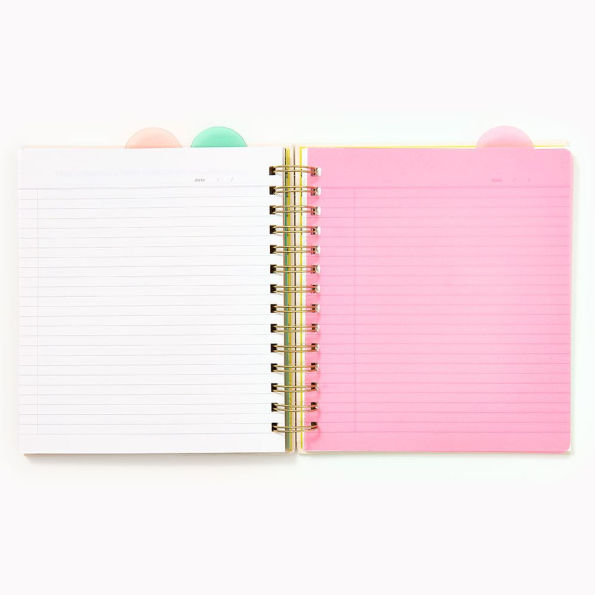 2025-2026 Paper Source Modern Collage Weekly Desk Planner